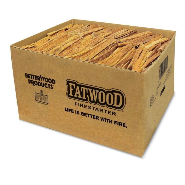 Betterwood Products Natural Hand Split Fatwood 25 Pound Firestarter (3 Pack) - Image 2