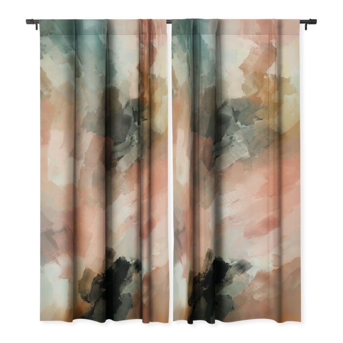 Marta Barragan Camarasa Waves strokes I Blackout Window Curtain - Image 2