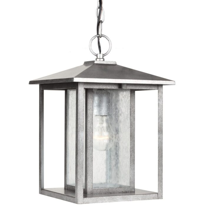Generation Lighting Hunnington 9" Wide Outdoor Mini Pendant with Seedy
