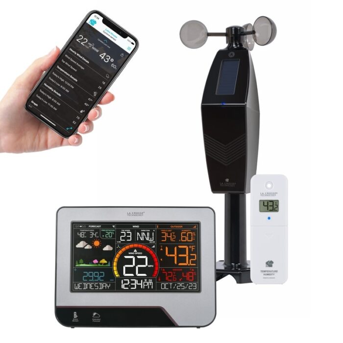 La Crosse Technology V23-WTH Wi-Fi Professional Wind & Weather Center