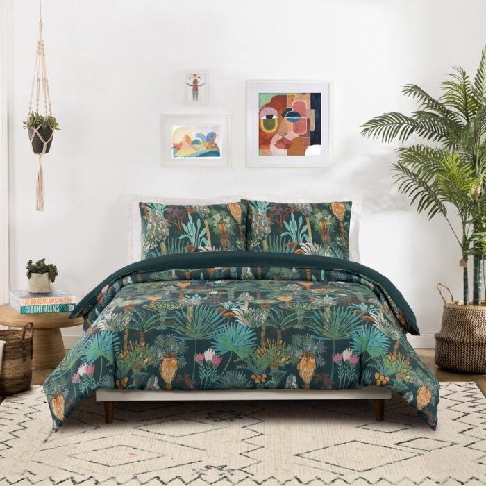 JUNGALOW by Justina Blakeney Phoenix 3-Piece Cotton Duvet Cover Set