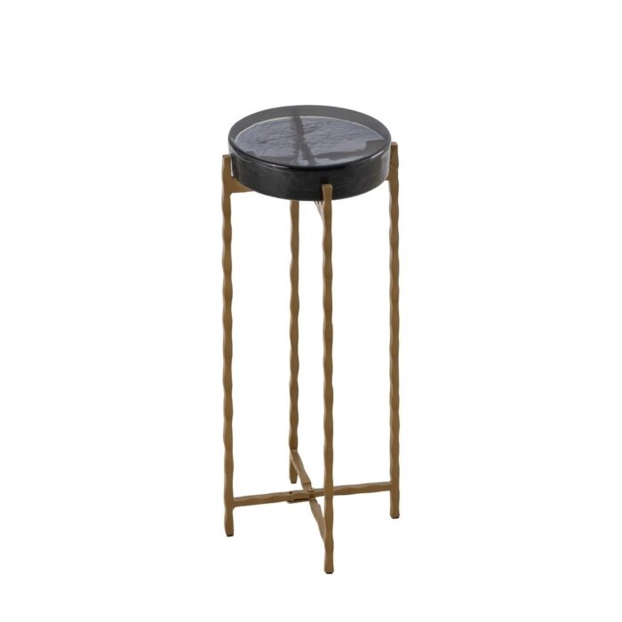 Albanyliving T703 Round Casted Glass Drink Table - Image 2