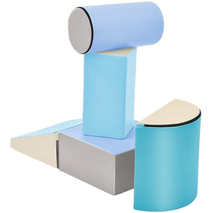 Climb and Crawl Foam Playset, Safe Soft Foam Nugget Shapes Block