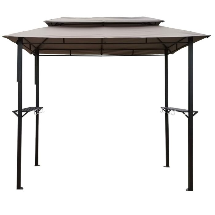 Grill Gazebo, Metal Gazebo with Soft Top Canopy and Steel Frame - Image 2