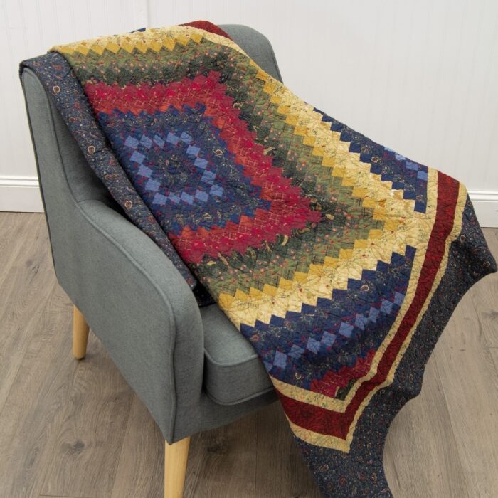 Donna Sharp Chesapeake Postage Stamp Cotton Throw