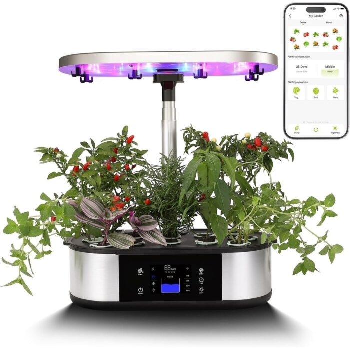 Hydroponics Growing System with 12 Pods
