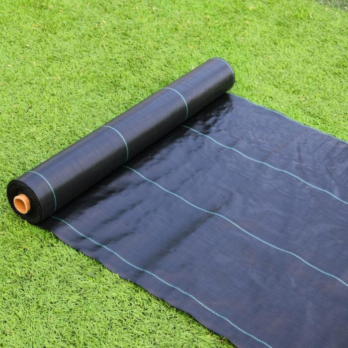 36''×3000'' Black Dual-Layer Heavy-Duty Weed Barrier Landscape Fabric - 36''×3600''