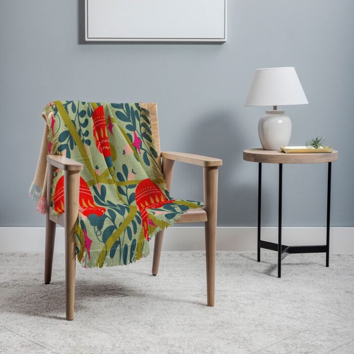 Viviana Gonzalez Retro kitsch 02 Throw Blanket