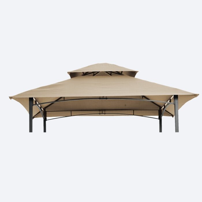 Grill Gazebo Replacement Canopy Double Tiered BBQ Tent Roof Top Cover