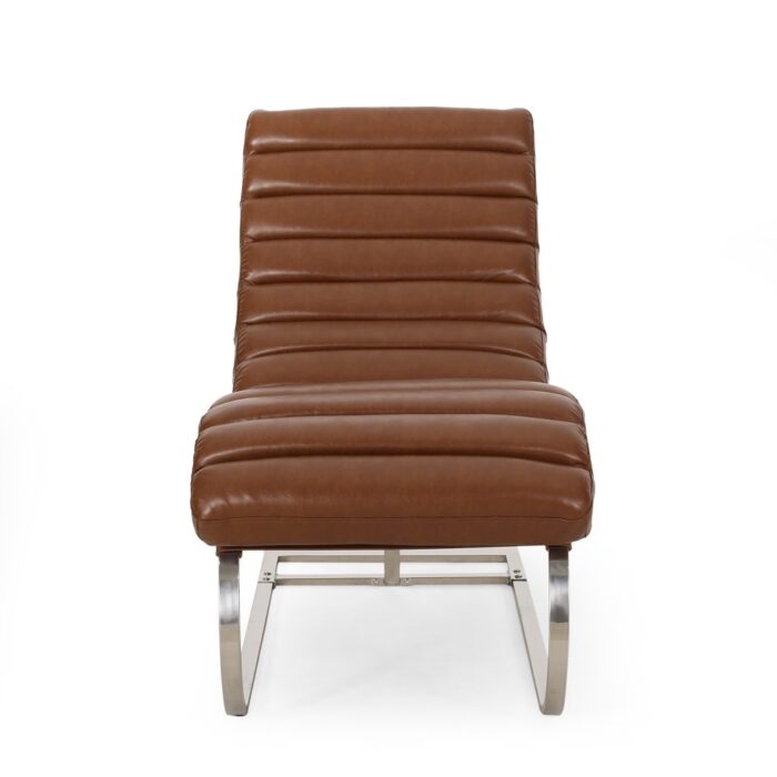 Pearsall Channel Stitch Chaise Lounge by Christopher Knight Home - Image 2