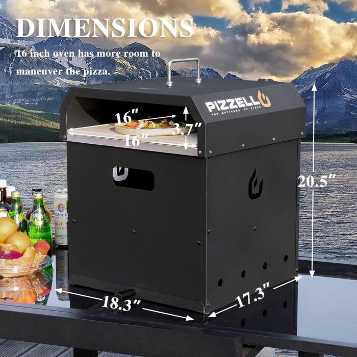 16" 4 in 1 Outdoor Pizza Oven - 16 inch - Image 2