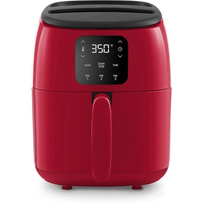 Air Fryer Oven, 2.6 Qt., Red-Compact Air Fryer