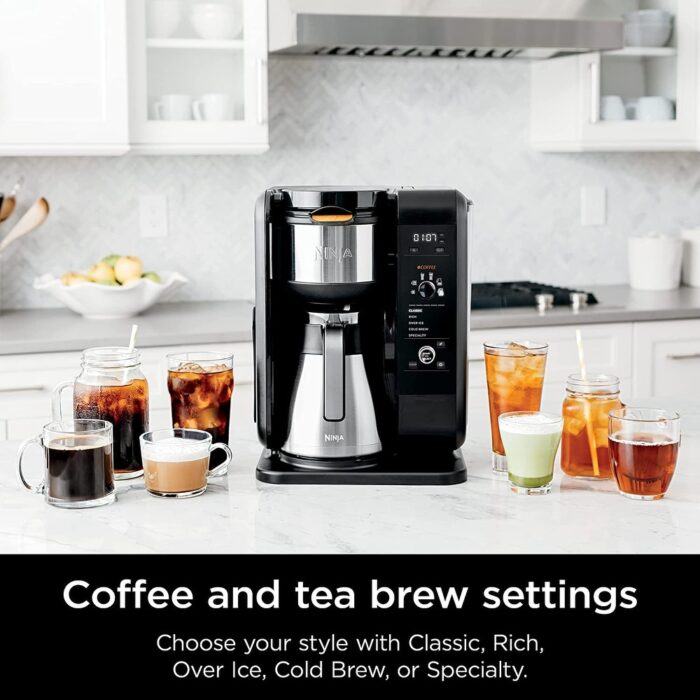 Hot and Cold Brewed System, Tea & Coffee Maker, with Auto-iQ, 6 Sizes, 5 Styles, 5 Tea Settings, 50 oz Thermal Carafe - Image 2