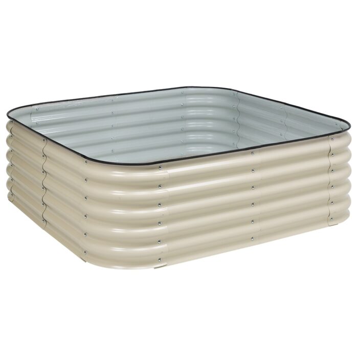 Aoodor 9-in-1 Modular Aluzinc Metal Raised Garden Bed - Outdoor Garden Planter Box for Vegetable, Flower, Herb - N/A - Image 2