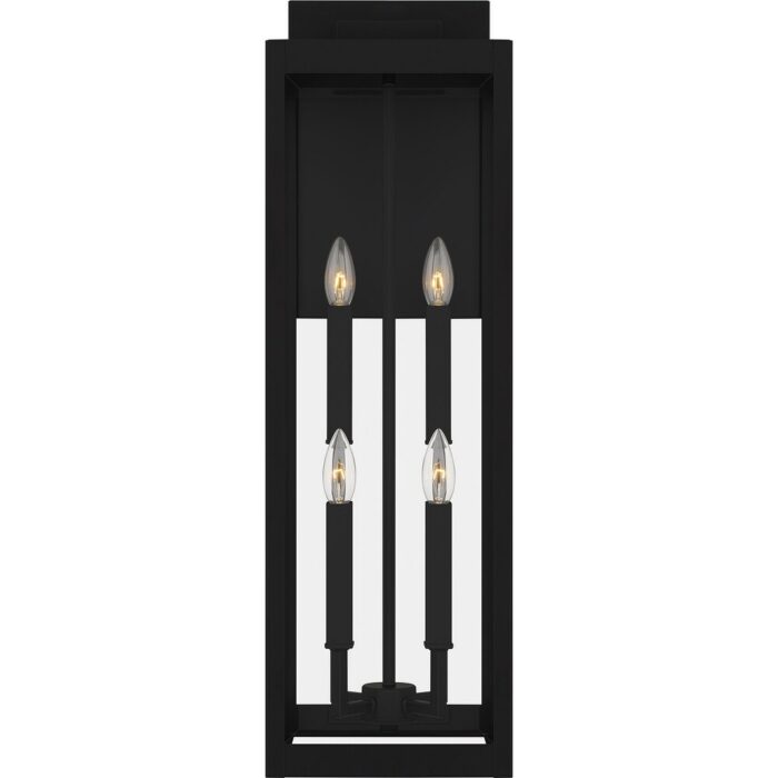Westover 4-Light Earth Black Outdoor Wall Lantern - Image 2