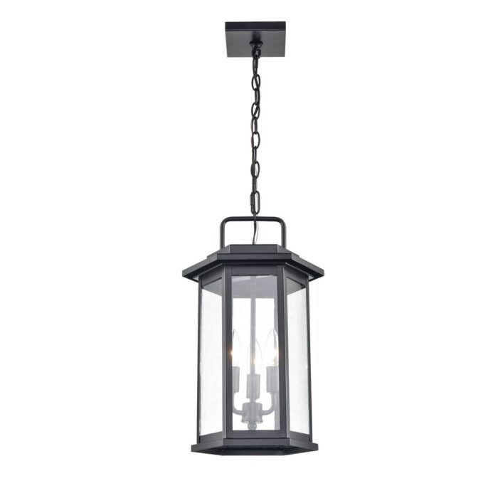 Millennium Lighting Ellis 3 Light 18" Metal Outdoor Hanging Lantern