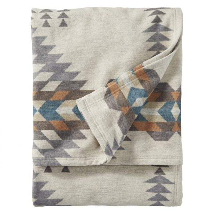 Pendleton Rancho Arroya Pebble Organic Cotton Washable Queen Blanket - Image 2