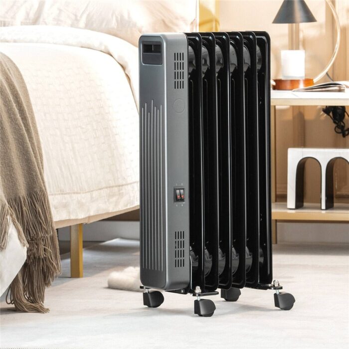 Portable Oil-Filled Radiator Heater for Home and Office - Image 2