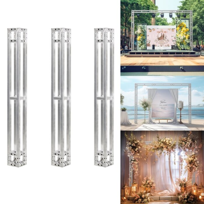 3 Packs Trussing Segment Kit DJ Stage Square Box Truss for Tent