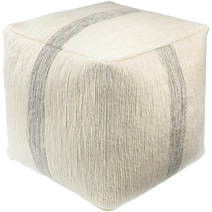 Wheeler Woven Pouf - Image 2
