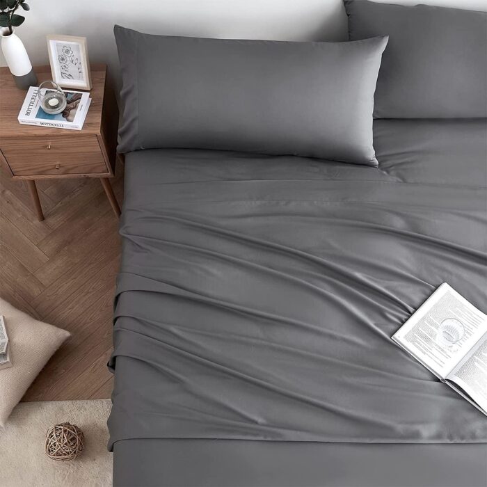 Snorze® Cloud Sheet Set - Coma Inducer® Ultra Cozy - Charcoal - Image 2