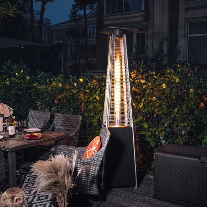 Outdoor 48,000 BTU Pyramid Heater with Wheels
