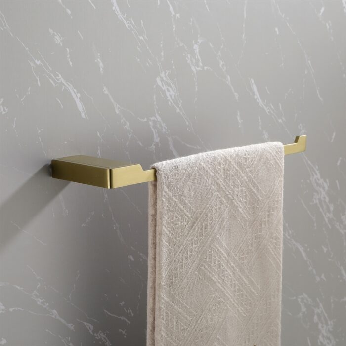 4 Piece Bathroom Towel Rack Set Quality Stainless Steel Wall Mount - Image 2