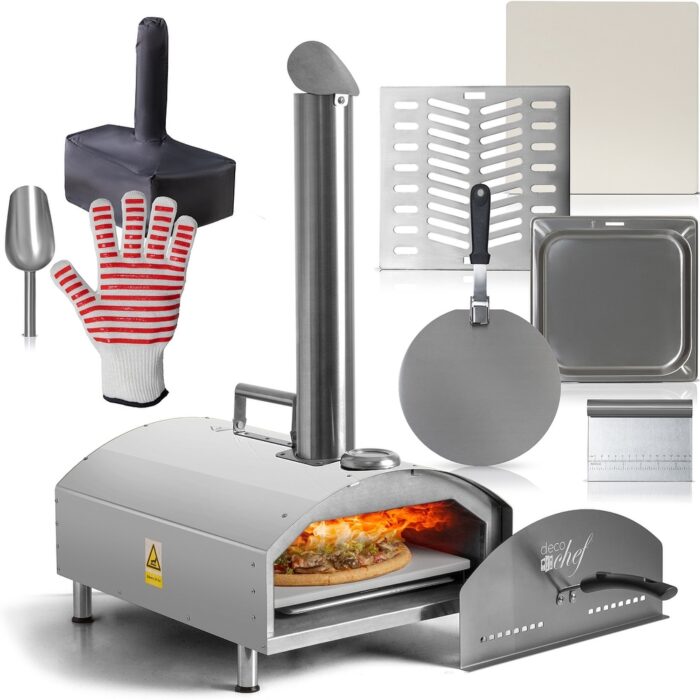 Deco Chef 2-in-1 Portable Outdoor Pizza Maker and Oven