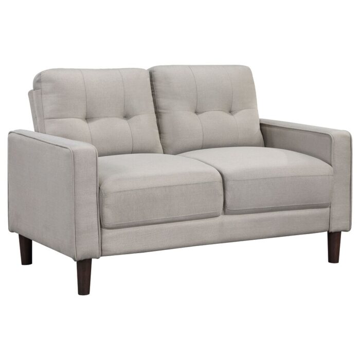 Bowen Upholstered Track Arms Tufted Loveseat - 54.25'' x 32.75'' x 34.25'' - Image 2