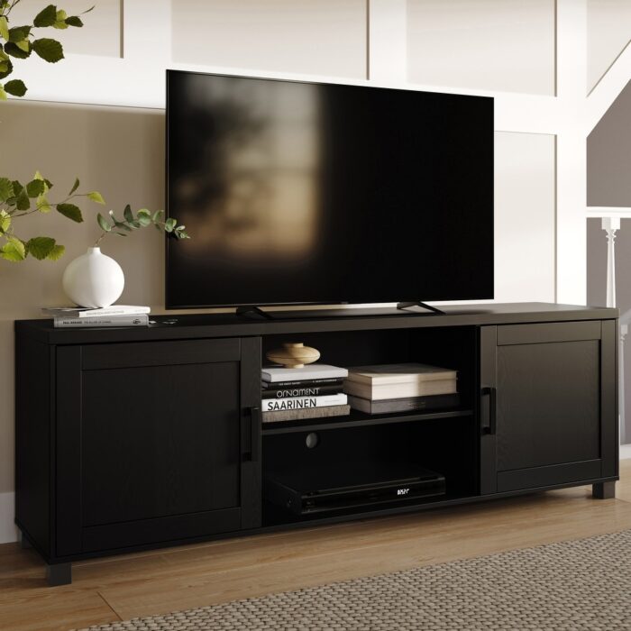 CorLiving TV Stand with Doors, TVs up to 85"