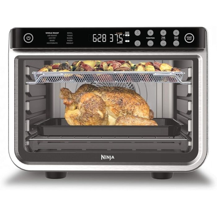 Ninja Foodi DT201C 10-in-1 XL Pro Air Fry Oven, Silver (Refurbished) - 21 - Image 2