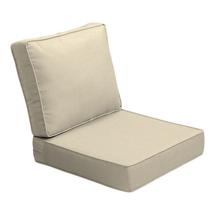 Arden Selections ProFoam 24 x 24 in Outdoor Plush Deep Seat Set