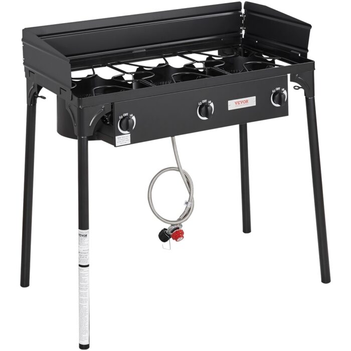 VEVOR Single Burner Outdoor Camping Stove,for BBQ Home Camp Patio RV Cooking