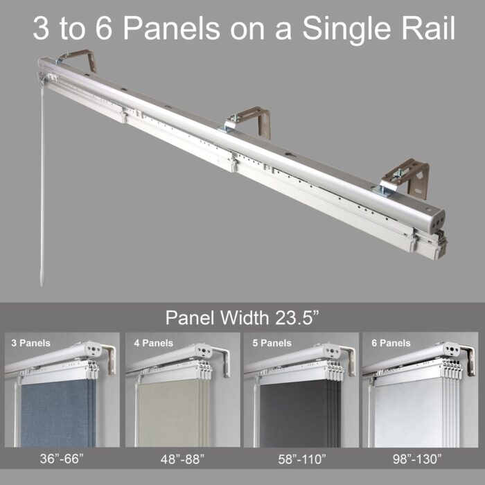 InStyleDesign Light Filtering Panel with 23.5" wide and 91.4" tall ( Panel only, sold by each ) - Image 2