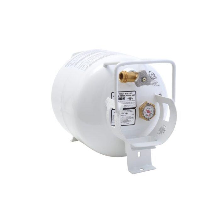Flame King 20LB Horizontal Propane Cylinder Tank with Valve and Gauge