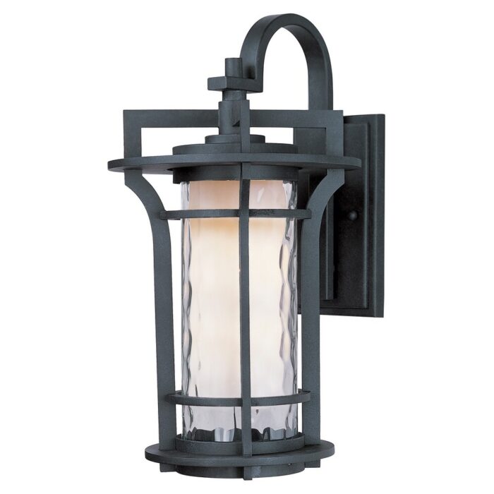 Maxim Oakville 18" Tall LED Wall Sconce with Water Glass