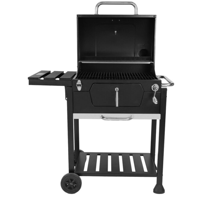 Royal Gourmet 24-Inch Charcoal Grill with Foldable Table,Black - Image 2