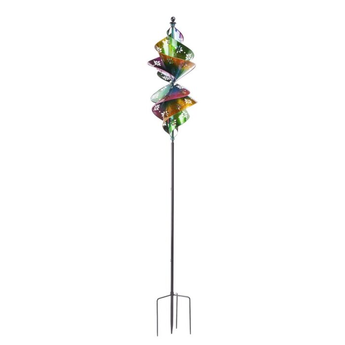 90 in. H Wind Spinner, Floral Lemniscate