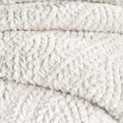G.H. Bass & Co. Cable Knit Pinsonic Sherpa Comforter Set - Image 2