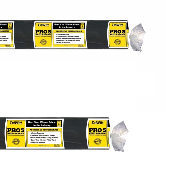 DeWitt 6 x 250’ 5 ounce and 4 x 250’ 5 ounce Pro 5 Landscape Weed Barrier Fabric - 85.5