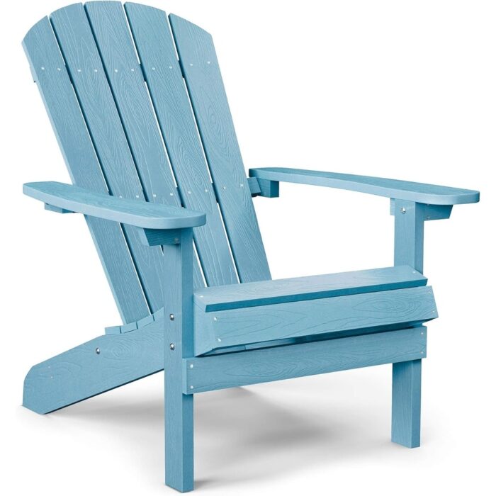 WINSOON All Weather HIPS Outdoor Plastic Adirondack Chair