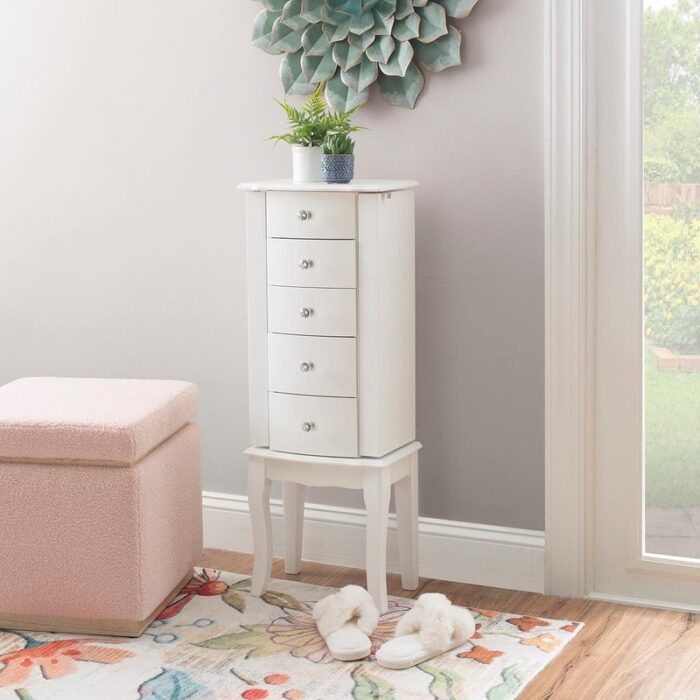 Furniture Jewelry Armoire - 13"x 9.375"x 35.5" - Image 2