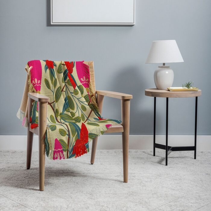 Viviana Gonzalez Retro kitsch 01 Throw Blanket