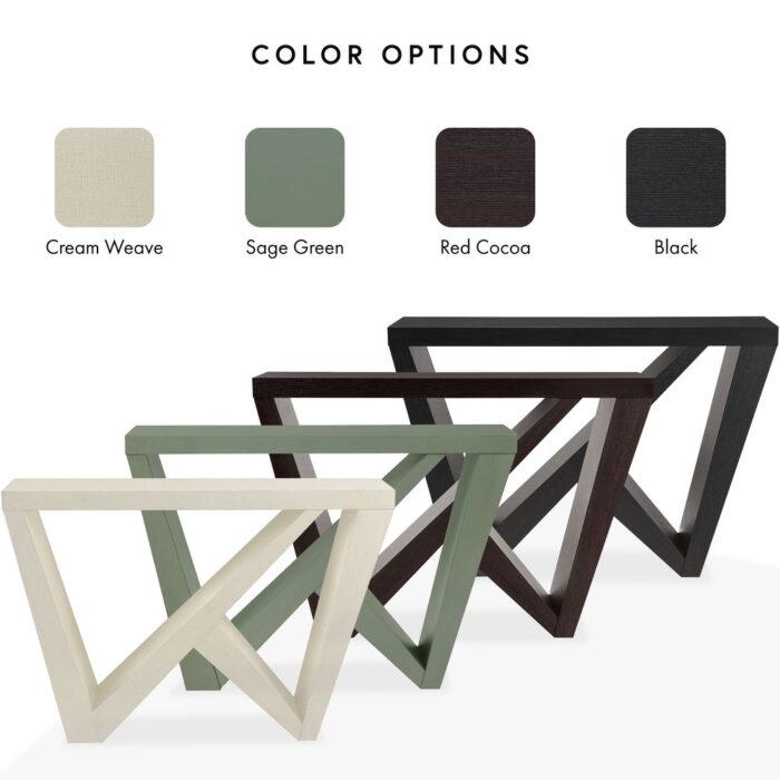 DH BASIC Contemporary Decorative Console Table with W-Shaped Legs by Denhour - Image 2