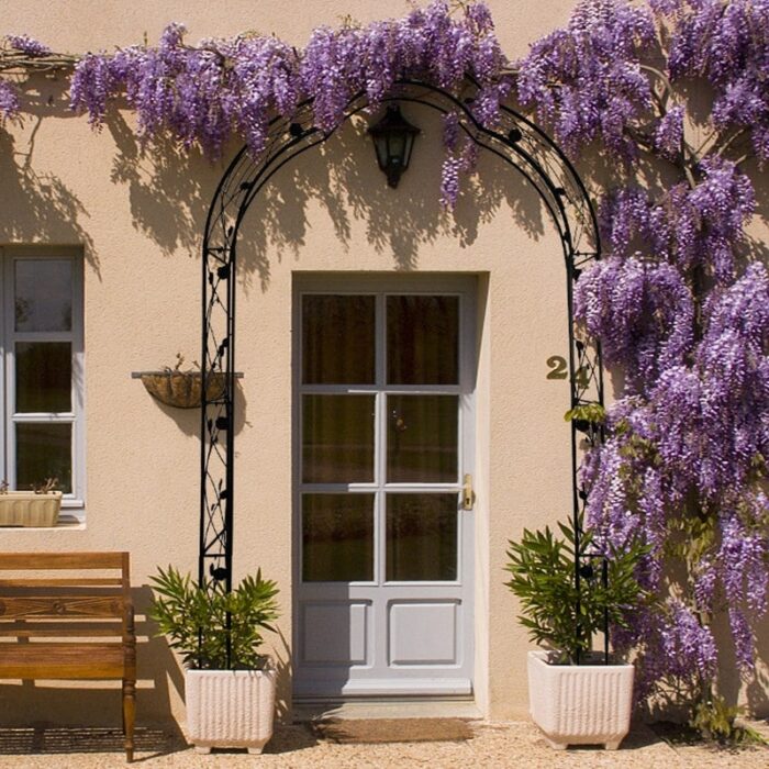 Climbing Plants Support Rose Arch Wedding Arch,Metal Garden Arch Assemble Freely