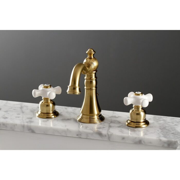 Kingston Brass American Classic 1.2 GPM Widespread Bathroom Faucet - Image 2