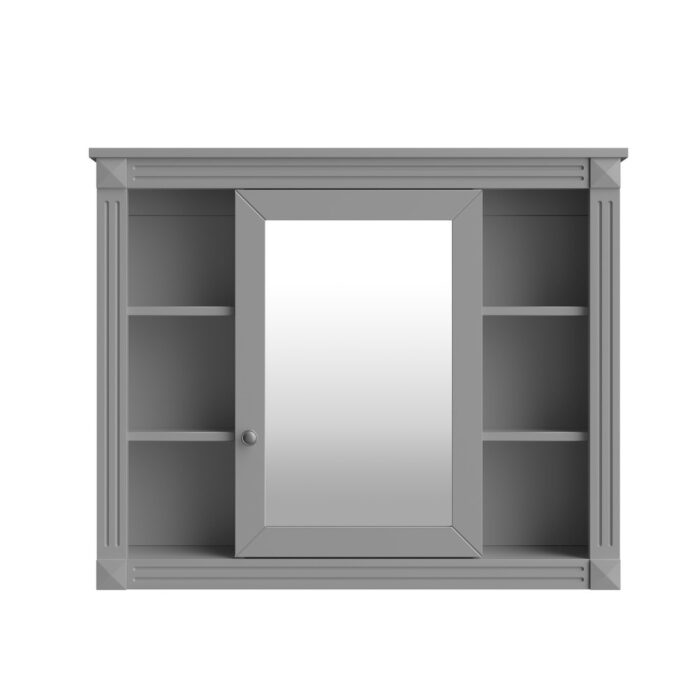 Wall Mounted Bathroom Storage Cabinet Medicine Cabinet with Shelves - Image 2