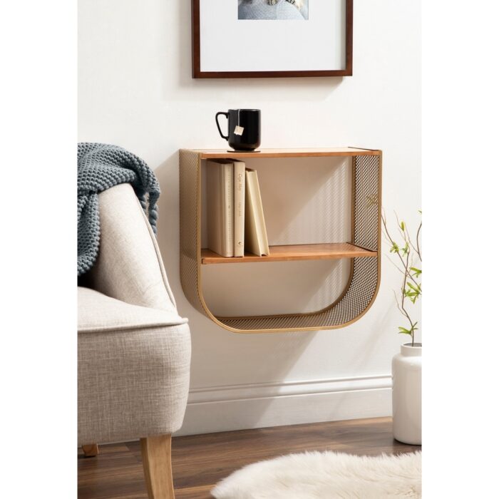 Kate and Laurel Urso Arch Tiered Shelf - 20x7x19