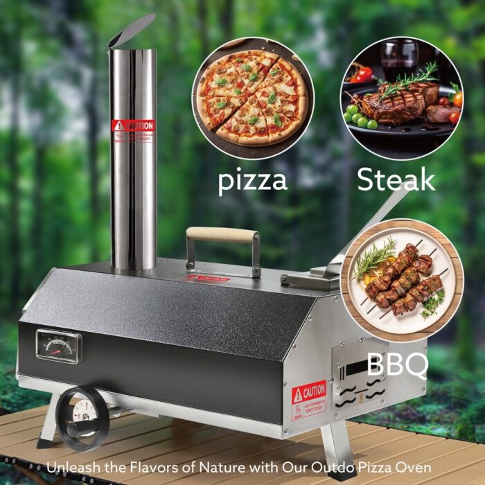 Semi-Automatic Outdoor Portable Wood Fired Pizza Oven