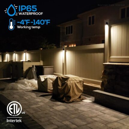 Low Voltage LED Deck Lights, Landscape Step Light, 3000K, Bronze